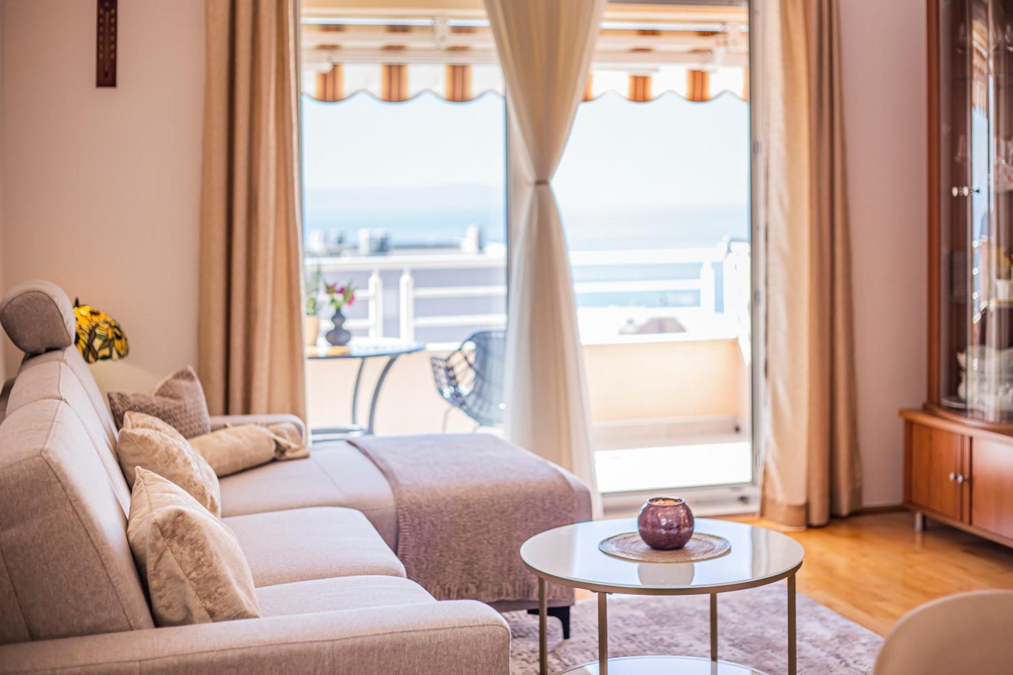 Apartment Anita With Amazing Sea View Макарська Екстер'єр фото