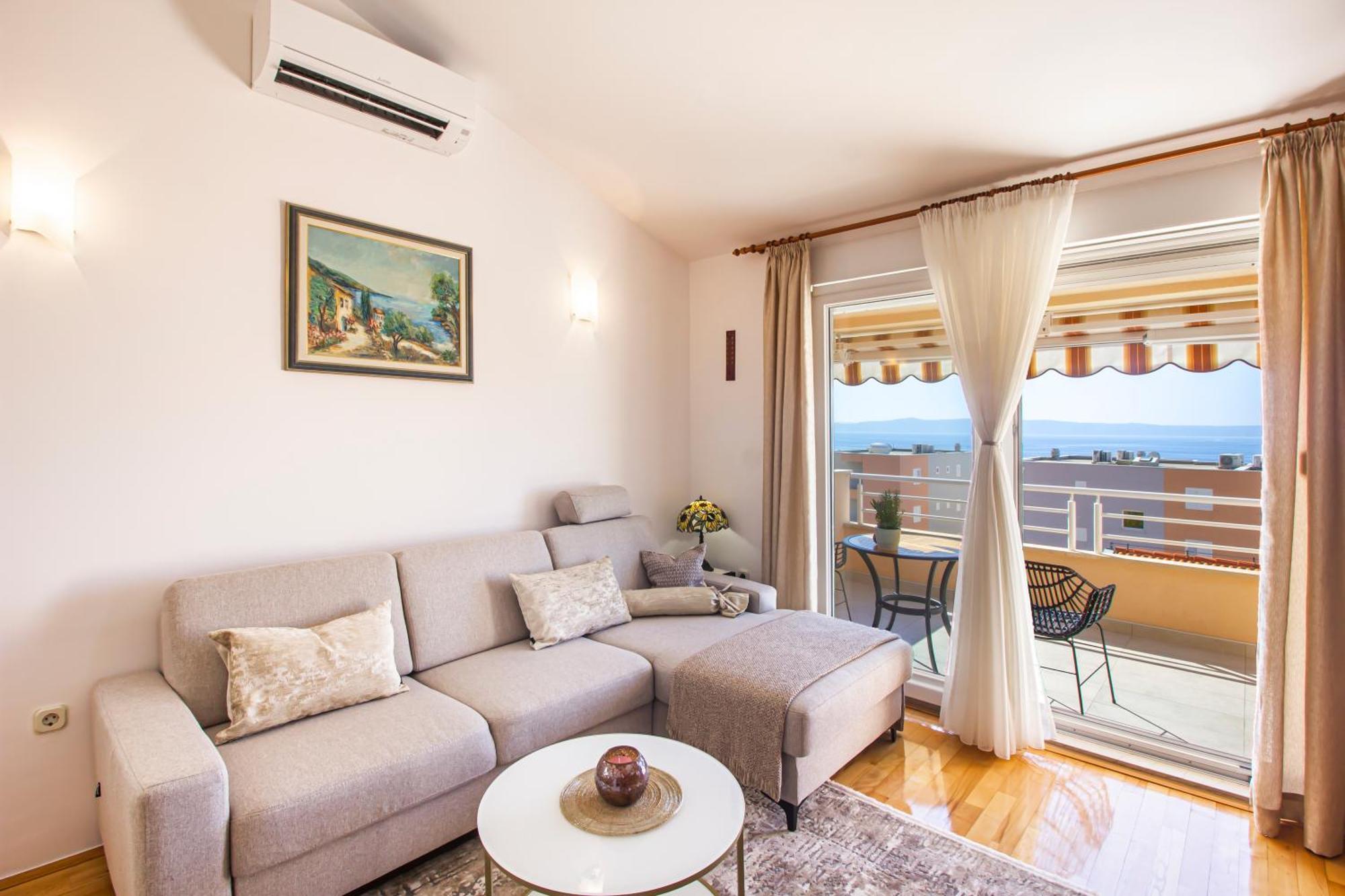 Apartment Anita With Amazing Sea View Макарська Екстер'єр фото